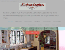 Tablet Screenshot of kitchencraftersplus.com